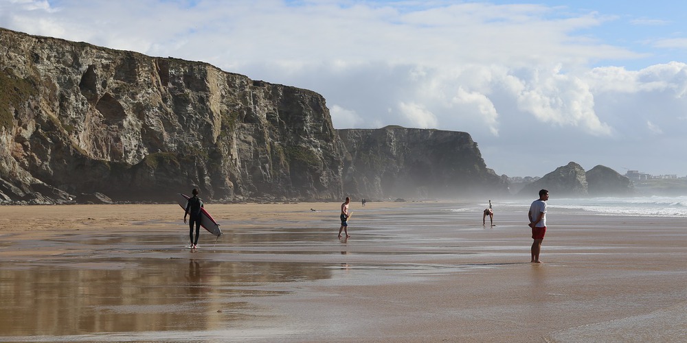 Surf at Watergate Bay Cornwall